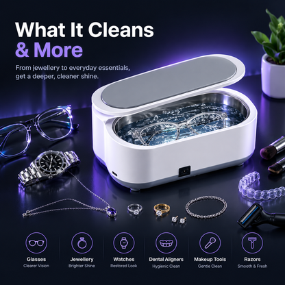 SonicVault™ Ultrasonic Cleaner