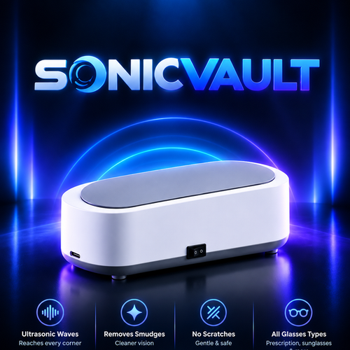 SonicVault™ Ultrasonic Cleaner